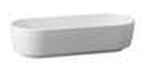 Półmisek owalny z melaminy 265x105x65 mm, biały | APS, Scantic
