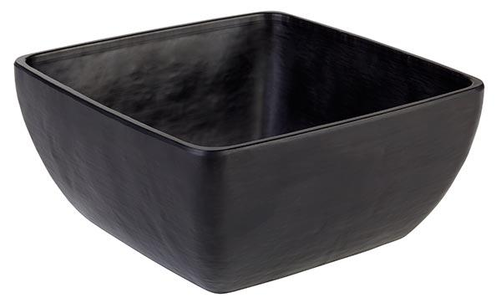 Misa kwadratowa z melaminy 3,8 l, czarna | APS, Slate