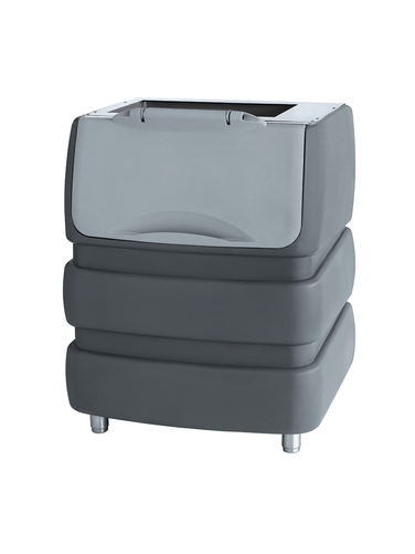 Zasobnik na lód z ABS, 190 kg, 942x795x1053 mm | NTF, BIN PE 530