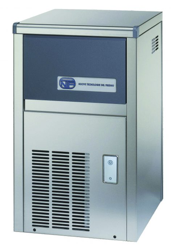 Kostkarka do lodu typu full cube 22 kg/24 h, pojemność zasobnika 4 kg, chłodzona powietrzem, 0,26 kW, 355x404x590 mm | NTF, SL 35 A