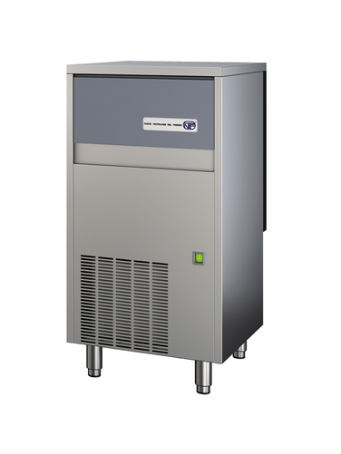 Łuskarka do lodu typu granulat 111 kg/24 h, pojemność zasobnika 28 kg, chłodzona wodą, 0,47 kW, 496x660x795 mm | NTF, SLF 225 W