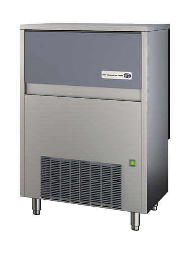 Łuskarka do lodu typu granulat 150 kg/24 h, pojemność zasobnika 55 kg, chłodzona wodą, 0,7 kW, 741x678x1015 mm | NTF, SLF 355 W