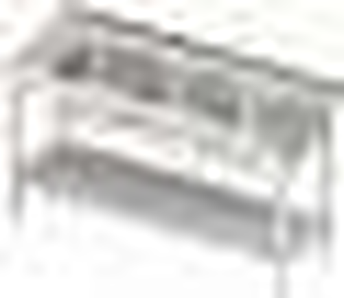 Stół ze zlewem trzykomorowym z półką 1600x600x850 mm | STALGAST, 981136160