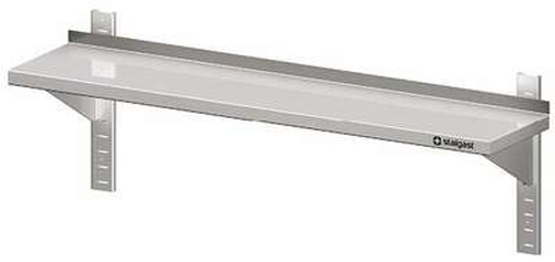 Półka wisząca przestawna pojedyncza 1100x300x400 mm | STALGAST, 981753110