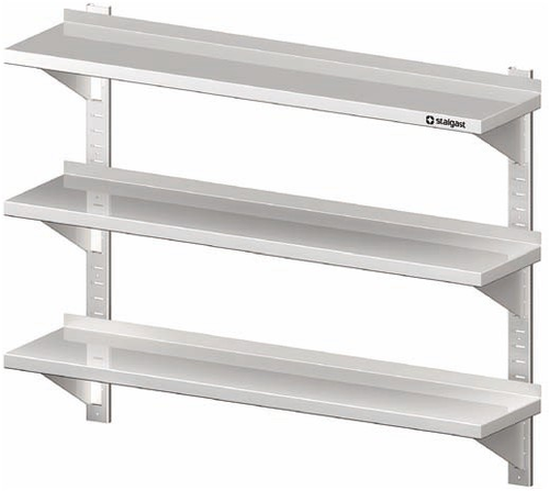 Półka wisząca przestawna potrójna 1000x400x930 mm | STALGAST, 981794100