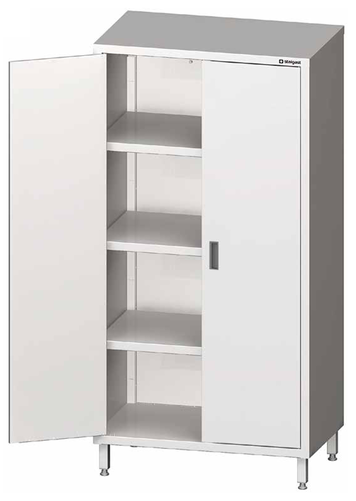 Szafa magazynowa z drzwiami skrzydłowymi 900x500x2000 mm | STALGAST, 981535090