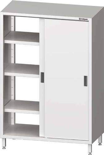 Szafa przelotowa z drzwiami suwanymi 800x500x1800 mm | STALGAST, 981625080