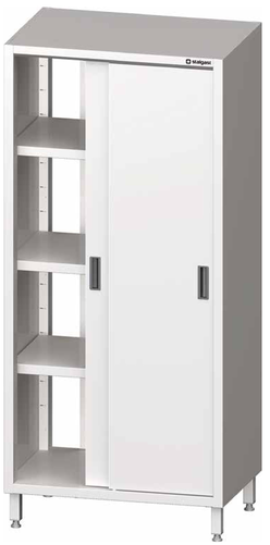 Szafa przelotowa z drzwiami suwanymi 1200x700x2000 mm | STALGAST, 981637120