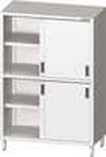 Szafa magazynowa z drzwiami suwanymi 800x700x1800 mm | STALGAST, 981647080