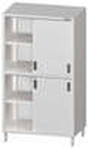 Szafa magazynowa z drzwiami suwanymi 1100x600x2000 mm | STALGAST, 981656110