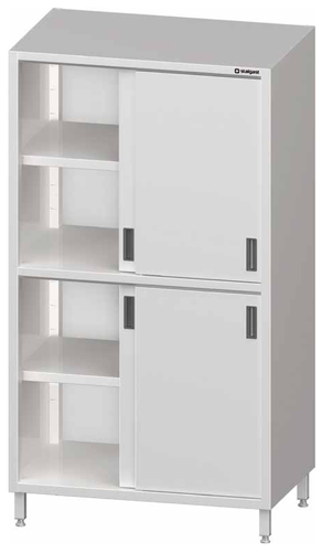 Szafa magazynowa z drzwiami suwanymi 1200x700x2000 mm | STALGAST, 981657120