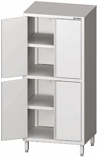 Szafa magazynowa z drzwiami skrzydłowymi 700x500x1800 mm | STALGAST, 981565070