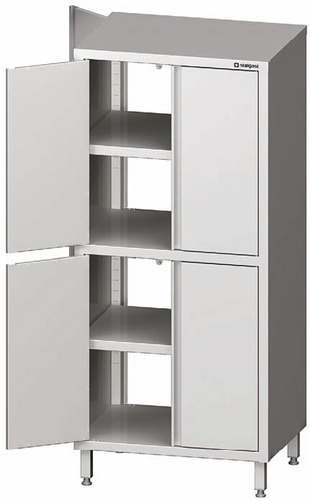 Szafa przelotowa z drzwiami skrzydłowymi 700x500x1800 mm | STALGAST, 981585070