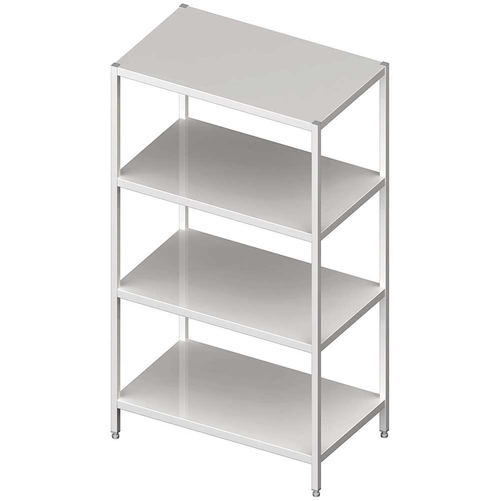 Regał magazynowy półki pełne 1100x400x1800 mm | STALGAST, 981884110