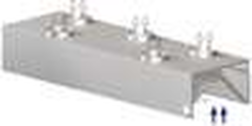 Okap przyścienny skrzyniowy indukcyjny 3500x1000x450 mm | STALGAST, 9821210350