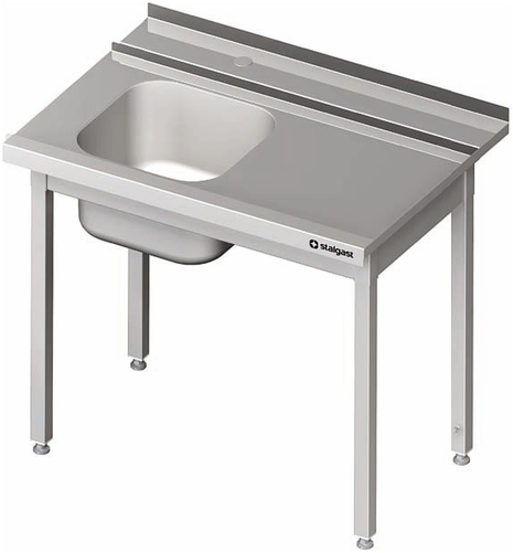 Stół załadowczy prawy bez półki do zmywarki kapturowej Silanos 1100x740x880 mm | STALGAST, 982387110
