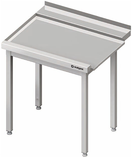Stół wyładowczy lewy bez półki do zmywarki kapturowej Silanos 800x740x880 mm | STALGAST, 982437080