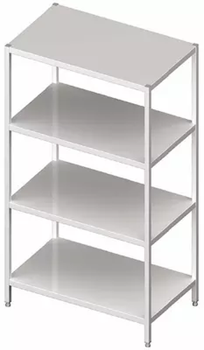 Regał magazynowy półki pełne 1400x600x1800 mm | STALGAST, 981856140