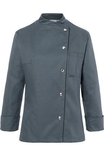 Bluza kucharska damska, rozmiar 48, antracyt | KARLOWSKY, Larissa