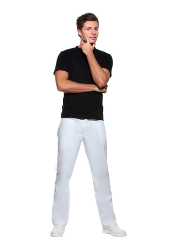 Spodnie męskie, rozmiar 42, białe | KARLOWSKY, Manolo