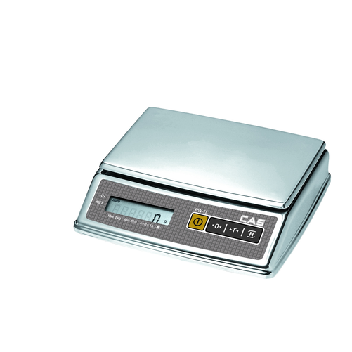 Waga prosta dwudziałkowa ze stali nierdzewnej | CAS, PW-II 10