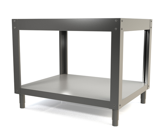 Podstawa ze stali nierdzewnej do modelu Flame 4, z półką, 1120x890x880 mm | PIZZA GROUP, SF 4+4