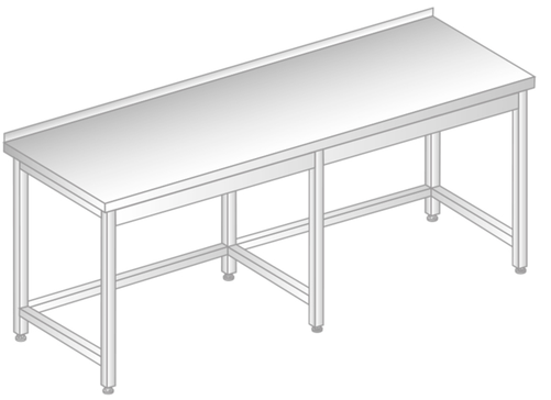 Stół do pracy 2400x700x850 mm | DORA METAL, GT-3102