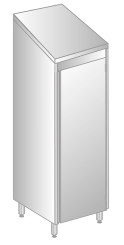 Szafa z dachem skośnym 500x600x2000 mm | DORA METAL, GT-3302.05