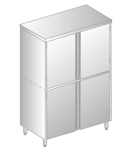 Szafa przelotowa 1200x700x2000 mm, 151 kg | DORA METAL, GT-3307.01