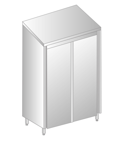Szafa z dachem skośnym 1000x700x2000 mm | DORA METAL, GT-3310.05
