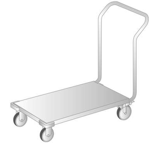 Wózek platformowy 830x540x870 mm | DORA METAL, DM-3401