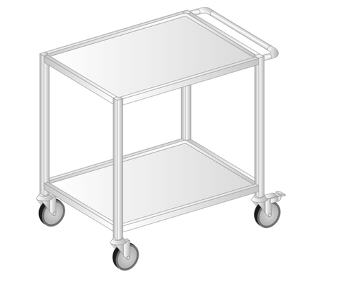 Wózek transportowy 1125x740x900 mm | DORA METAL, DM-3402