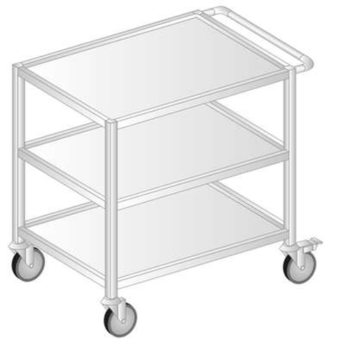 Wózek transportowy 1225x640x900 mm | DORA METAL, DM-3403