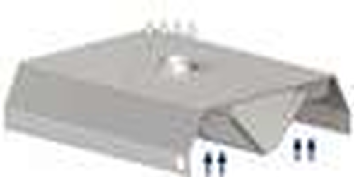 Okap centralny trapezowy 2700x1600x450 mm | STALGAST, 9821016270