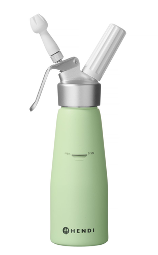 Syfon do bitej śmietany, zielony, 0,5 l | HENDI, Kurt Scheller Edition