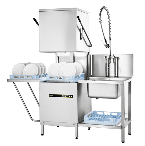 Zmywarka kapturowa do naczyń, kosz 500x500 mm | HOBART, 602-10A