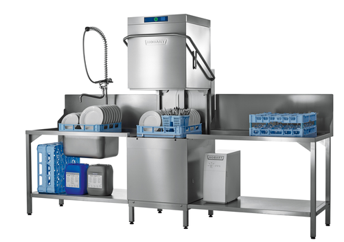 Zmywarka kapturowa do kubków i talerzy, kosz 500x500 mm | HOBART, Profi AMXX-10B