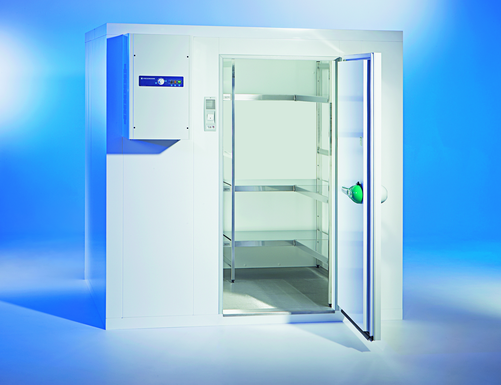 Komora chłodnicza z agregatem CS 0900 T i regałami 1800x1500x2410 mm | VIESSMANN, Tecto WL 80 ClassicEdition Pakiet 2