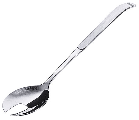 Widelec do sałatek ze stali nierdzewnej, o długości 235 mm | CONTACTO, Buffet One