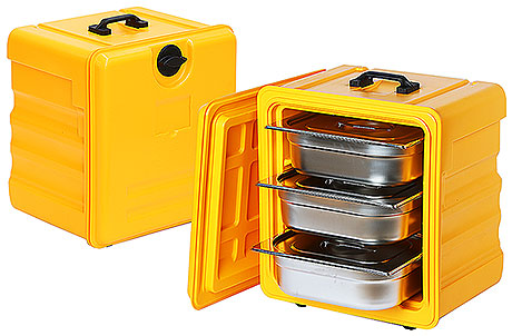 Pojemnik termoizolacyjny z polipropylenu 6xGN 1/2, 65 mm | CONTACTO, 3421/050