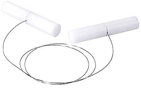 Drut do dzielenia bloków serowych z dwoma uchwytami, o długości 1,2 m | CONTACTO, 3698/002