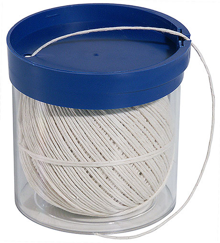 Sznurek do mięs z dyspenserem, o długości 150 m biały | CONTACTO, 3882/150