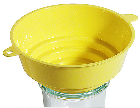 Lejek z polietylenu, o średnicy 105 mm | CONTACTO, 5427/100