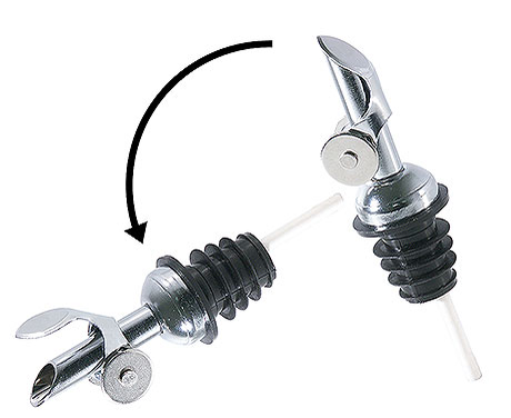 Nalewak stalowy z plastikowym odpowietrznikiem o średnicy 8 mm | CONTACTO, 5845/080