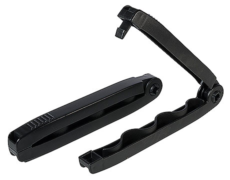 Klips zaciskowy do dużych torebek, o długości 240 mm, czarny | CONTACTO, 7558/241