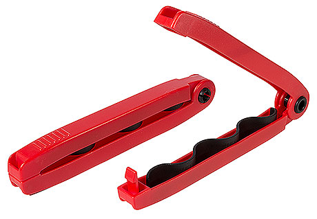 Klips zaciskowy do dużych torebek,o długości 240 mm, czerwony | CONTACTO, 7558/249