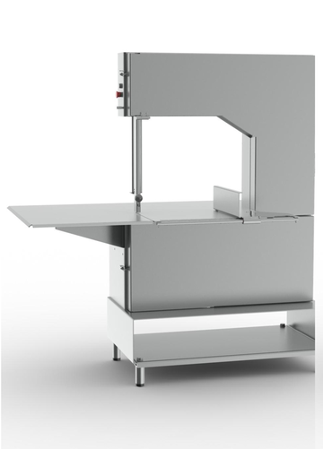 Piła taśmowa 600 mm do mięsa i kości o trzech kołach pasowych 4,1 kW, 400 V | MEDOC, STL-800