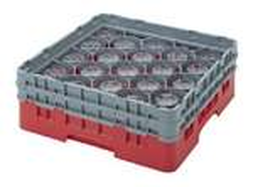 Pełnowymiarowa skrzynka na kieliszki i szklanki, 20 pól, śr. 98 mm, wys. 215 mm | CAMBRO, Camrack