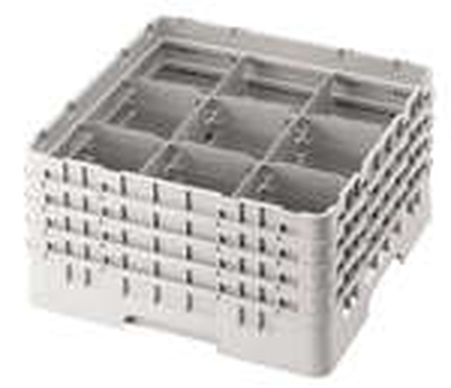 Pełnowymiarowy kosz na kieliszki i szklanki, 9 pól, śr. 149 mm, wys. 133 mm | CAMBRO, Camrack