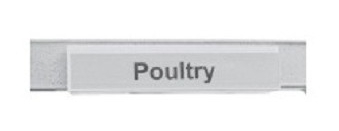 Identyfikator przeźroczysty 150 mm | CAMBRO, Camshelving Basics